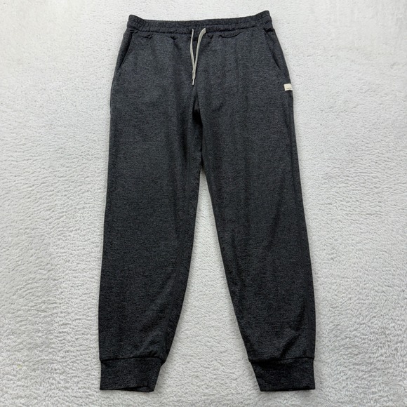 Vuori Pants - Vuori Performance Joggers Charcoal Heather Grey Drawstring Sweatpants Womens L